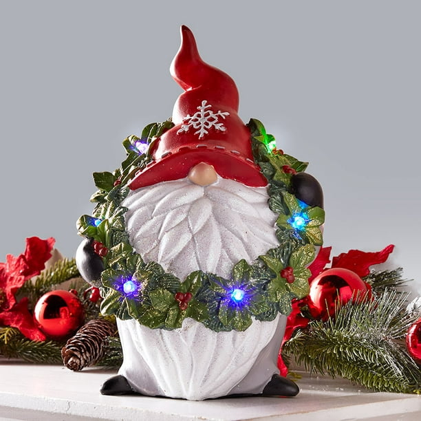 Lighted Color Changing Christmas Gnome 