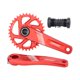 thumbnail image 2 of Juego de cadena para bicicleta de montaña de 32t, 36t, 38t y 170 mm de longitud Juego de fácil de individual 34t rojo Cola Bike Cainring Crokset, 2 of 8