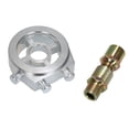 thumbnail image 2 of Adapter,Filter Cooler Sandwich Car Oil Filter Universal Car Adapter Oil Temperature Oil Filter Cooler Plate Adapter Oil Temperature Oil Pressure Oil Temperature Oil Sandwich Plate Buzhi Hxber, 2 of 6