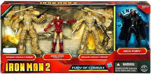 Iron Man 2 Fury of Combat Action Figure 4-Pack