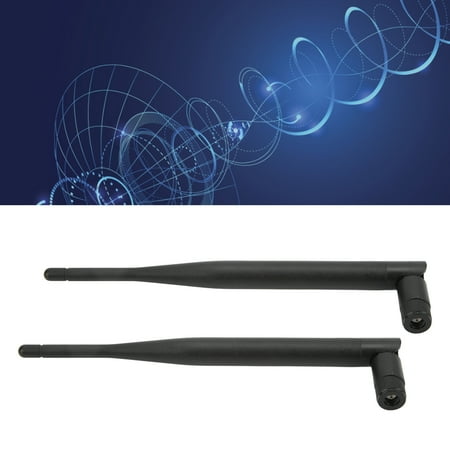 

Mgaxyff WiFi Antenna 2pcs ‑2.4G‑016 Router Antenna 6dBi 2400‑2500MHz SMA Inner Needle Antenna For Wireless Monitoring Smart Home Antenna