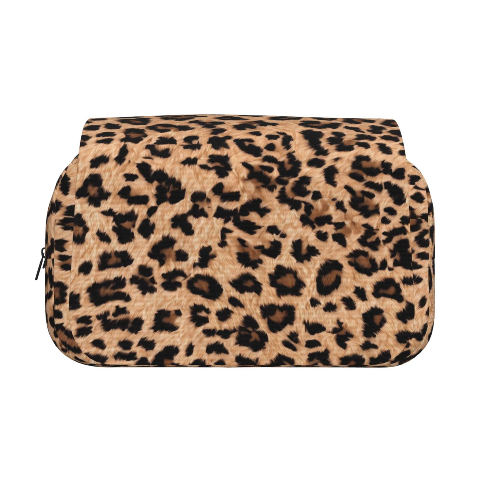 Large-Capacity Flip-Top Double-Layer Pencil Case, Multi-Functional Pocket Pen Case, Durable Stationery Organizer Animal Leopard Pattern (2)