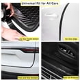 thumbnail image 3 of HSHDLDF Rear Bumper Protector Guard Scratch Cover Protector Paint Threshold Guard,Front Rear Door Entry Sill Guard Scuff Plate Car Door Entry Guards for Most Cars,2.7in9.8ft(7cm3m) Black, 3 of 7