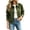 Army Green, variant on SuTry Women's Suede Jacket, Collared Button Front Fitted Coat, Classic Long Sleeve Outerwear with Pockets, Solid Color Everyday Versatile Casual Layer