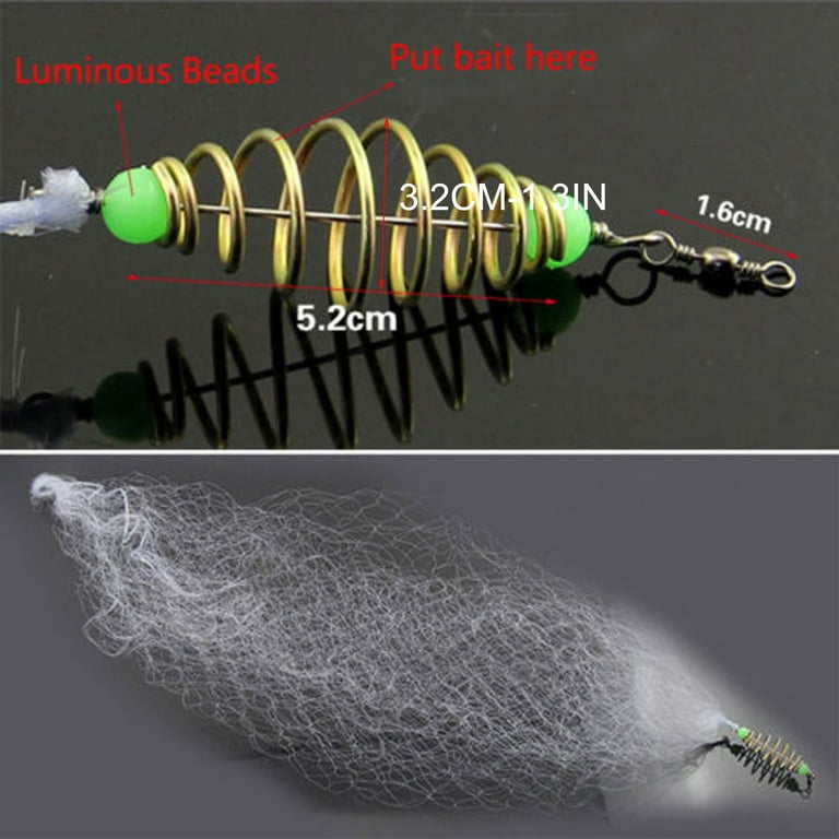 Drag Net for Fishing Clearance, Fishing Net Trap,Luminous Bead