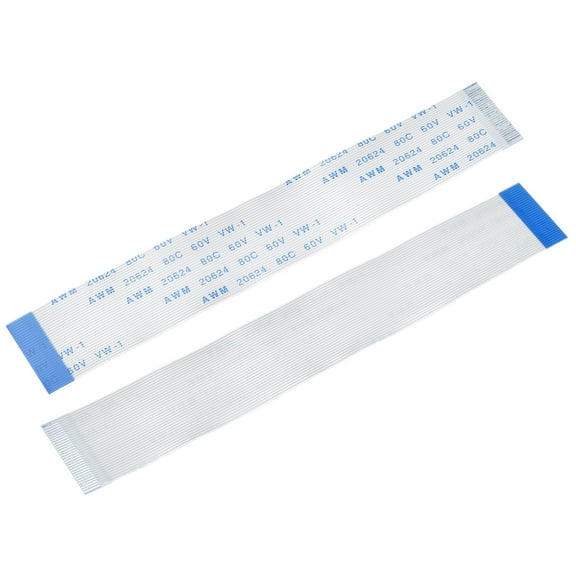 Uxcell FFC Ribbon Flat Flexible Cable 32 Pin 0.5mm 100mm (B Type) for LCD Laptop 5 Pack