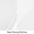 thumbnail image 3 of Ntbay 2 Pack Satin Toddler Pillowcases, Silky and Luxurious Travel Pillow Covers with Envelope Closure, 14" x 20", White, 3 of 5