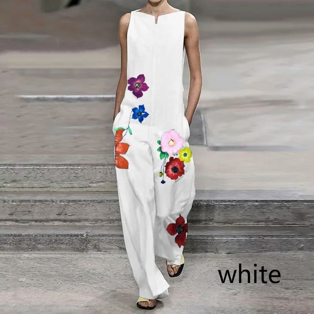 women's white jumpsuit xl