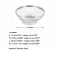 thumbnail image 3 of Hariumiu Kitchen 304 Stainless Steel Microporous Strainer Drain Basket for Washing Vegetables, Fruit and Rice and for Draining Cooked Pasta, 3 of 7