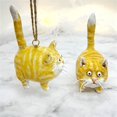 thumbnail image 6 of Dserhfy Decorative Cat Figurine Artistic Resin Surprised Expression Miniature Cat for Desktop, 6 of 6