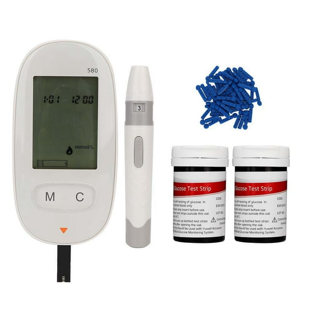 Monitor Eléctrico De Glucosa En Sangre Monitor De Glucosa En Sangre Probador De Glucosa En Sangre Control De Glucosa En Sangre Control De Azúcar En Sangre Yuwell Portable ANGGREK Blood Glucose Monitor