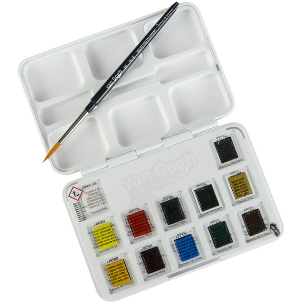 Van Gogh Watercolor Pocket Box Palette Set