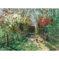 thumbnail image 2 of Elisabeth von Eicken 24x18 Black Ornate Framed Double Matted Museum Art Print Titled: Spring (Spring)., 2 of 5