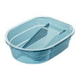 thumbnail image 2 of GROWTH TANK Basin Basin, Portable Plastic Washing Clothes Bucket with Basin, Cleaning Basin, Transparent Blue, 2 of 9