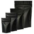 thumbnail image 1 of 2000 Pcs 5" x 8” Matte Black 4Mil Smell Proof Stand-Up Zip Lock Bag, Stinky Proof Odor Stand Up Ziplock Pouch Built with Airtight Smelly Proof Zipper, Best Aluminum Foil Ziploc Bags & Zip Loc Pouches, 1 of 1