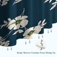 thumbnail image 6 of Pioneer Flower Floral Print Pattern Shower Curtain 84"x72" ,Bathroom Decorative Shower Curtains Set with 12 Hooks,Modern Waterproof Washable Shower Curtain, 6 of 6