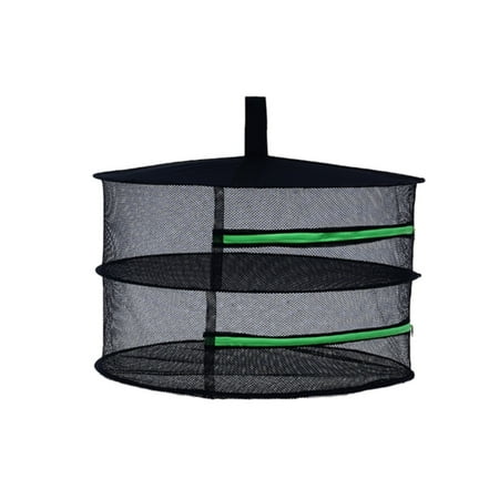 

Drying Rack Hanging Drying Rack Mesh Drying Net With Zipper 2ft Drying Rack With Garden Gloves Hook For Drying Herb Bud Grass Hydroponic Plants