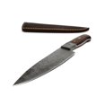 thumbnail image 3 of Damascus Steel Handmade Kitchen Chef Knife, Rosewood Wood, 3 of 4