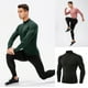 thumbnail image 5 of Minnieouse Ropa interior térmica para hombre, Otoño, cuello alto, alto elástico, camisetas para hombre, manga, jersey para exteriores, ropa, Camisetas Negro Minnieouse AP013564-02, 5 of 6
