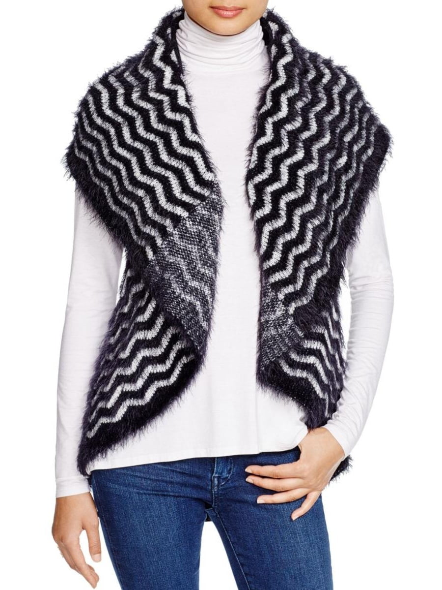 Sioni Womens Knit Pattern Casual Vest - Walmart.com