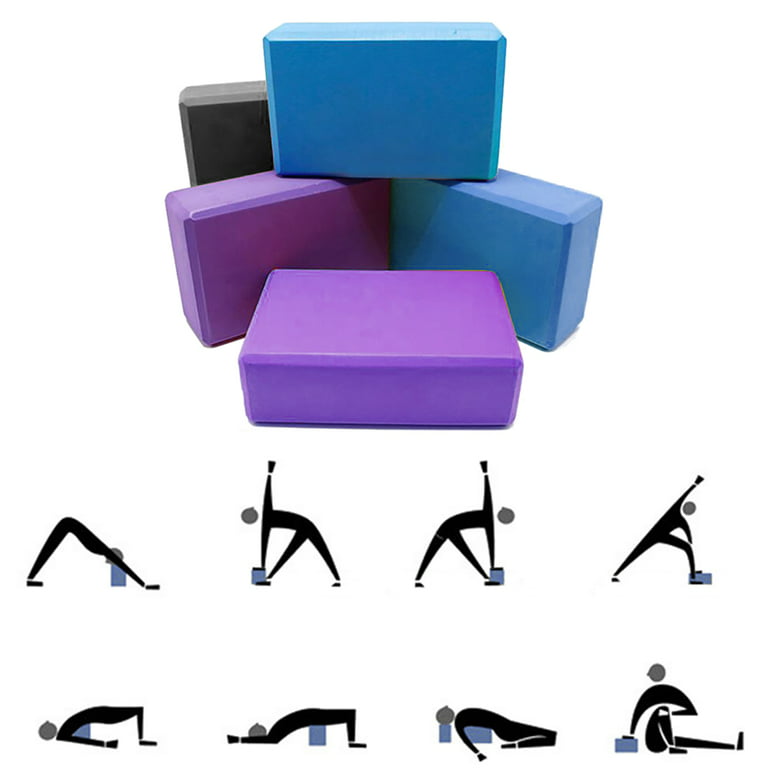 10 Pcs Yoga Blocks Bulk EVA Foam Blocks High Density Foam Brick Yoga  Accessories, Improve Strength and Aid Balance and Flexibility, Supportive  Soft