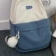 thumbnail image 2 of Mochila De Estudiante Mochila de estudiante para mujer, mochila bonita de pana de color en contraste para adolescente (azul) Likrtyny Para Estrenar, 2 of 6