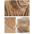 thumbnail image 5 of Neoyler Cozy Blanket for Sofa and Bed with Soft Polyester Material for Ultimate Relaxation and Warmth for Winter Use and Stylish Home Decor 27.6x39.4in Brown, 5 of 6
