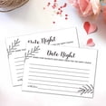 thumbnail image 4 of Ninguna Marca Tarjetas De Ideas Para Citas Nocturnas 50 Tarjetas Perfectas Para La Novia Y El Novio Esposo Esposa Novio Novia Aniversario 4 X 6 Pulgadas M 05 Blanco, 4 of 5