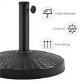 thumbnail image 5 of Topeakmart 18" Round Outdoor Heavy Duty Patio Market Umbrella Base, Black, 5 of 6
