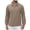 Khaki, variant on COOFANDY Long Sleeve Polo Shirts for Men Knit Polo Sweater Lightweight Ribbed Pullover Sweater for Men Casual Collared Shirts for Daily Life, Business and Sports in Autumn and Winter