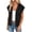 Black, variant on Womens Zip up Hoodies, Short Sleeve Casual Drawstring Lightweight Jackets with Pockets Brown Size 2XL