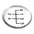 thumbnail image 1 of LOLIPPYY Car Manual Transmission Sticker Silver Drip Gel Car Gear Shift Decal 1Set, 1 of 8