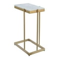 thumbnail image 4 of Moe's Home Collection Sulu Contemporary Marble C Table in White, 4 of 4