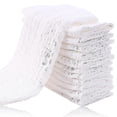 thumbnail image 1 of 2026 12 Pack Muslin Burp Cloths For Baby - Ultra-soft Cotton Baby Washcloths - Large 20' By 10' Su, 1 of 5