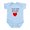 Sky Blue, variant on CafePress - I Have More Hair Than My Daddy! Body Suit - Baby Light Bodysuit, Size Newborn - 24 Months