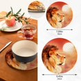 thumbnail image 3 of SKYSONIC African Lion Sunset Pot Holders Trivets, 2 Pcs Heat Resistant Trivets,Wild Animals Cotton Thread Weave Mats for Hot Pads Pans Pot Bowl Teapot for Kitchen Decor, 3 of 7