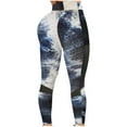 thumbnail image 2 of Mujeres Acanalado Crop Tank Pantalones cortos de cintura alta Trajes de yoga Conjuntos Sartenes Casual Tie Malla Costura Burbuja Fridja  hfkajh104713, 2 of 5