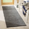 thumbnail image 3 of SAFAVIEH Vintage Leather Jarred Diamond Striped Area Rug, Light Grey/Grey, 5' x 8', 3 of 10