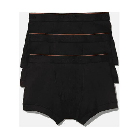 $88 HERON PRESTON FOR CALVIN KLEIN 3-Pack Trunk, Black, XL