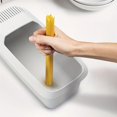 thumbnail image 2 of 1pc Microwave Pasta Cooker - Heat Resistant, Strainer Included, Spaghetti Noodle Steamer - Kitchen Essential for Apartment, College Dorm, Back to School Supplies, Ready for School, Easy Cooking, Space, 2 of 5