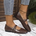 thumbnail image 5 of YOUYEDIAN Womens Mary Jane Shoes 2026 Slip on Dressy Ballet Flats Shoes for Women Non-Slip Vintage Shoes for School Office Walking Casual Formal Work, 5 of 9