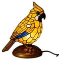 thumbnail image 3 of Vintage Resin Bird Table Lamp Decor with 3W LED Warm White Bulb – Handcrafted Animal Resin Craft Ornament, Desktop Accent for Home Office, Living Room & Bedroom Nightstand Decor, 0.43in, Yellow, 3 of 3