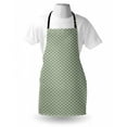 thumbnail image 3 of Geometric Apron Abstract Rhombuses and Stripes Monochrome Composition Vintage Inspirations, Unisex Kitchen Bib Apron with Adjustable Neck for Cooking Baking Gardening, Pale Sage Green, by Ambesonne, 3 of 3