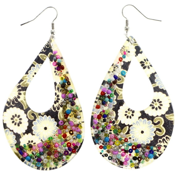 Mi Amore Flower Dangle-Earrings Multicolor