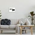 thumbnail image 2 of Stupell Industries Modern Farm Cow Silhouettes Graphic Art Gray Framed Art Print Wall Art, Design by Ethan Harper, 2 of 7