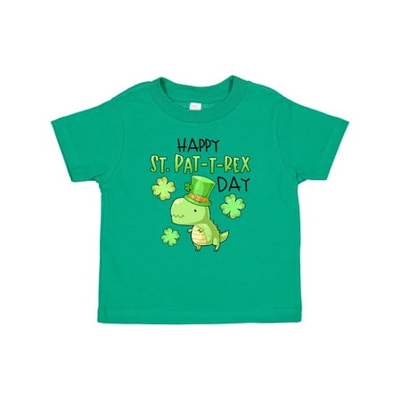 

Inktastic Cute St. Pat-t-rex Dinosaur with St. Patrick s Day Hat Gift Baby Boy or Baby Girl T-Shirt