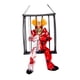 thumbnail image 4 of Muñeco de prisionero parlante y aterrador con luces intermitentes, ideal para fotos, juguete colgante de Halloween que grita Rojo Blanco, 4 of 9