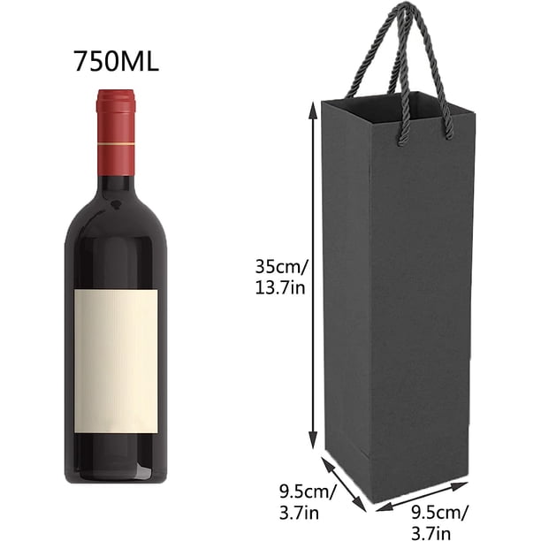 Bolsa De Transporte Para Vino De Fieltro - Capacidad 12 Botellas, Con Divisores - Ideal Para Picnics O Mudanzas