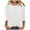 White, variant on Towmus Plus Size 3/4 Sleeve Tops For Women,Women'S Casual 3/4 Sleeve T-Shirts Round Neck Blouses Loose Fit Pullover Shirt Cute Tunic Tops Basic Tees