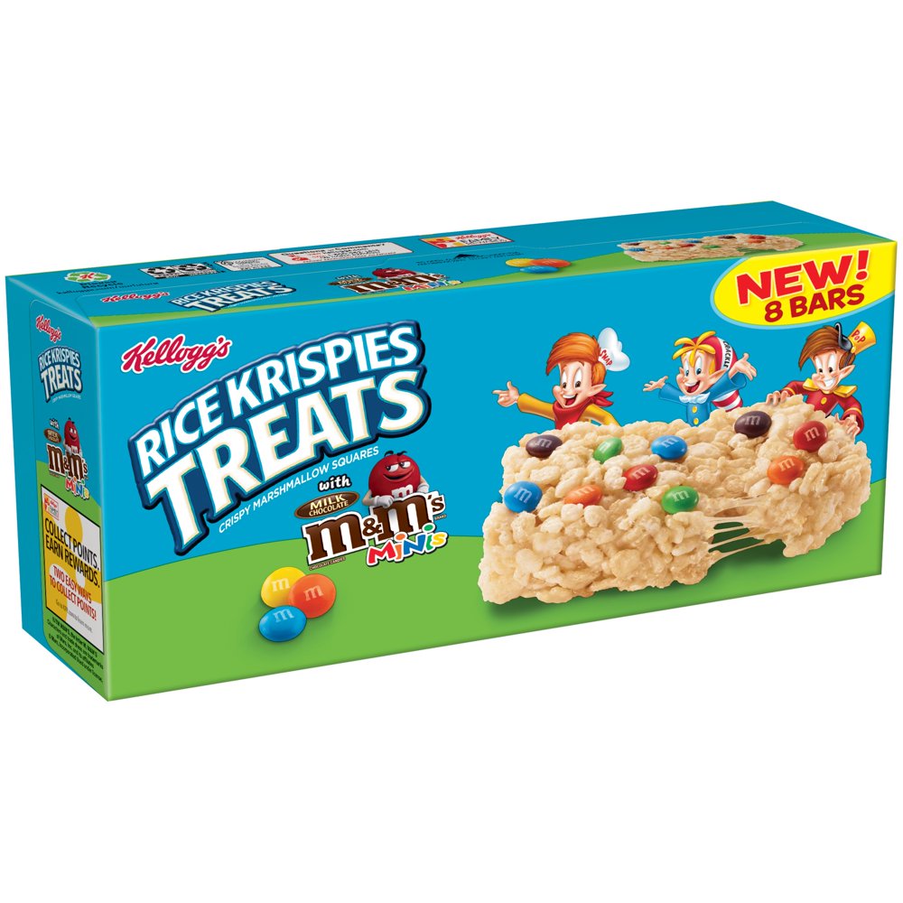 Rice Krispies Treats, With M&Ms Minis, 8 Ct
